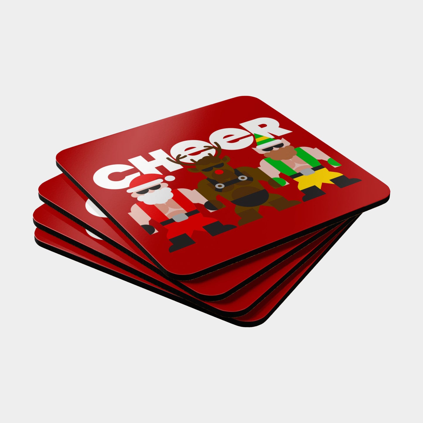 Cheer Corkwood Coaster Set