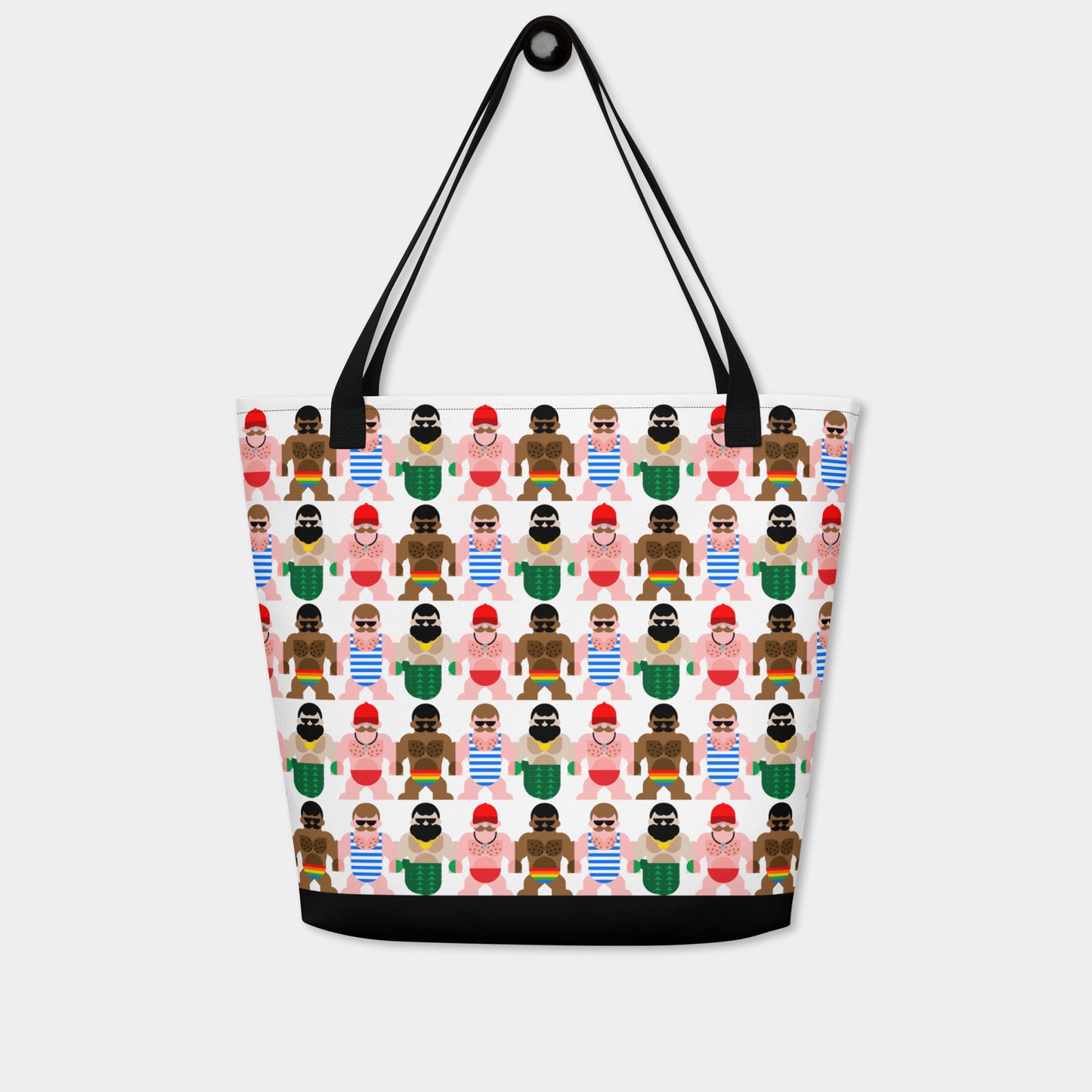 Boys of Summer Beach Tote - Black
