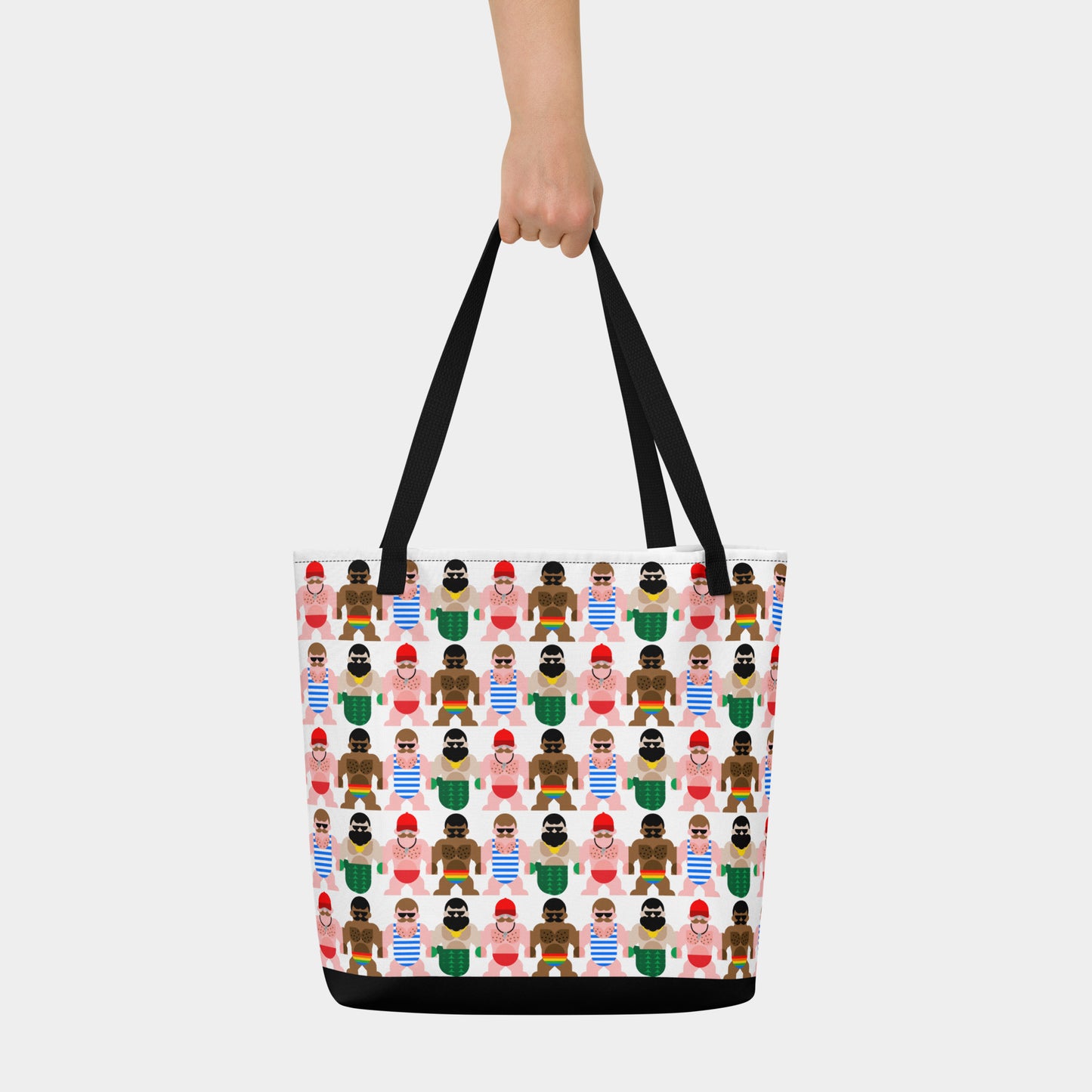 Boys of Summer Beach Tote - Black