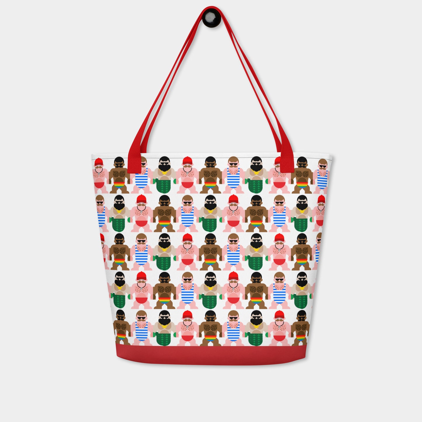 Boys of Summer Beach Tote - Red