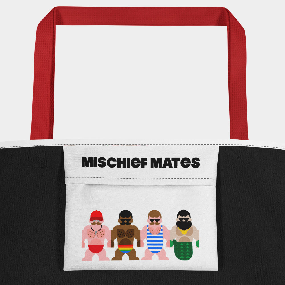 Boys of Summer Beach Tote - Red