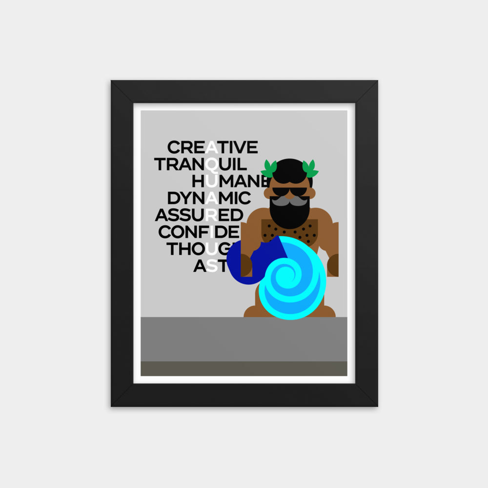 Aquarius Framed Artwork