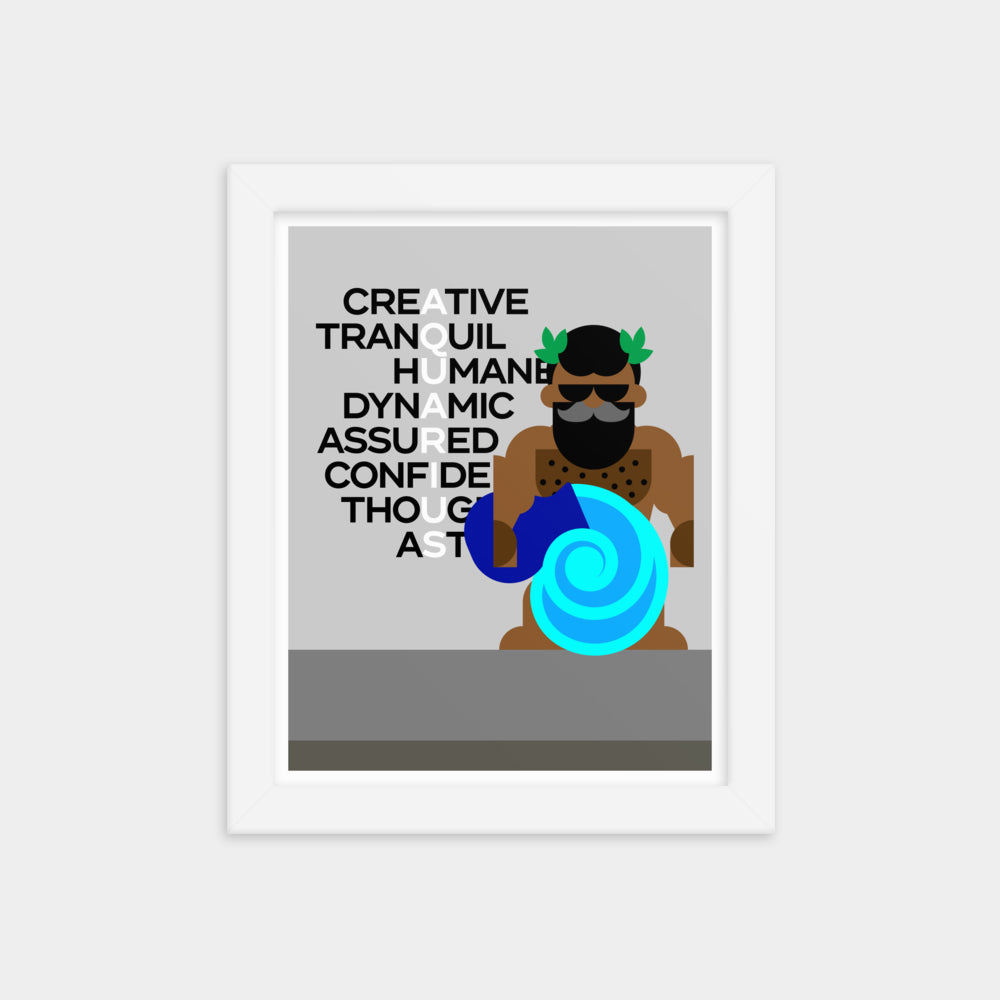 Aquarius Framed Artwork
