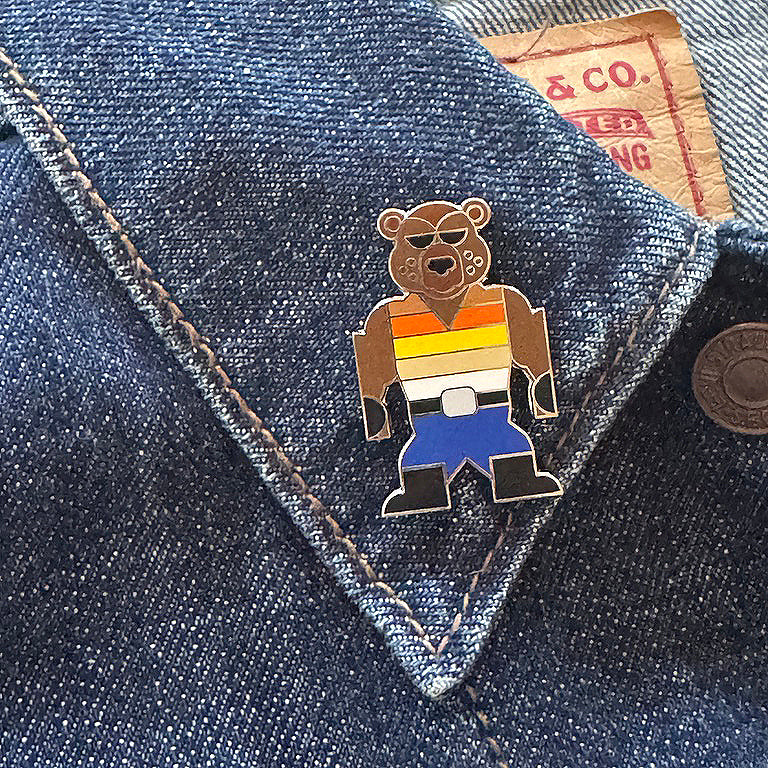 Grizz the Bear Pin
