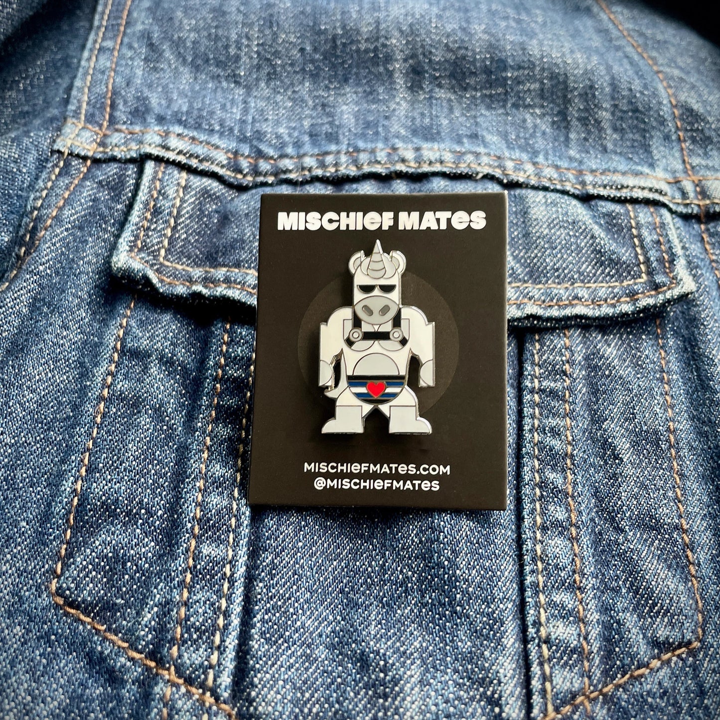 Bruno the Unicorn Pin