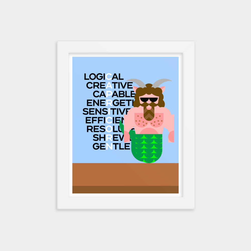 Capricorn Framed Artwork