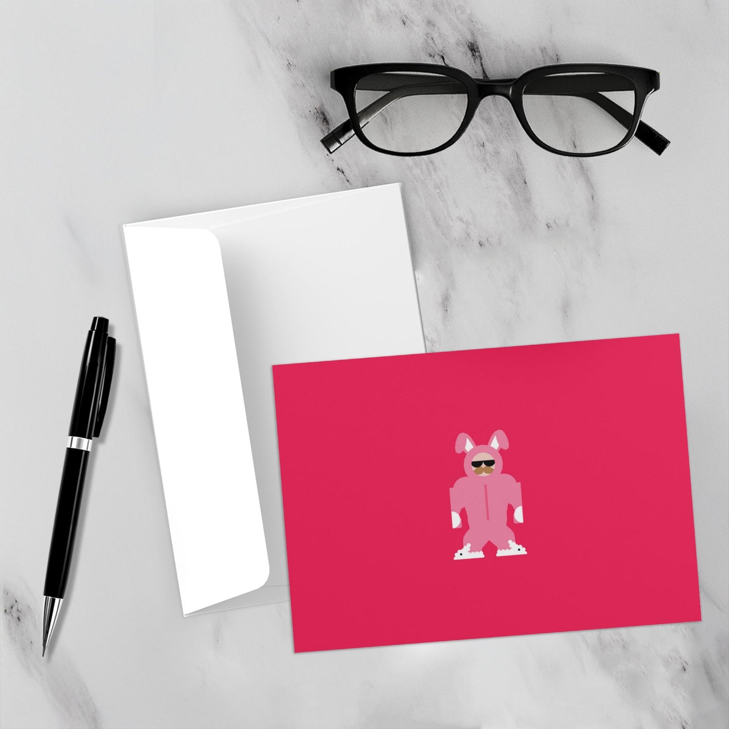 Fudge Christmas Card 10-Pack – Blank Inside