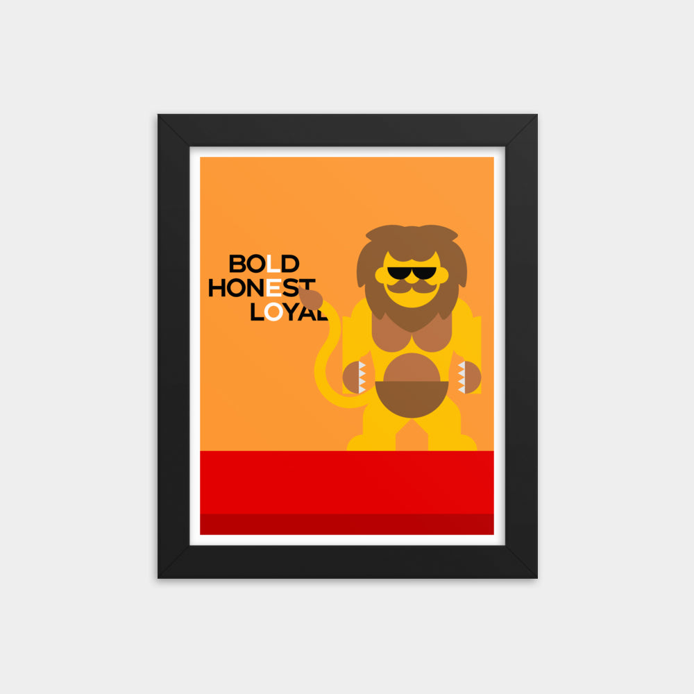 Leo Framed Artwork