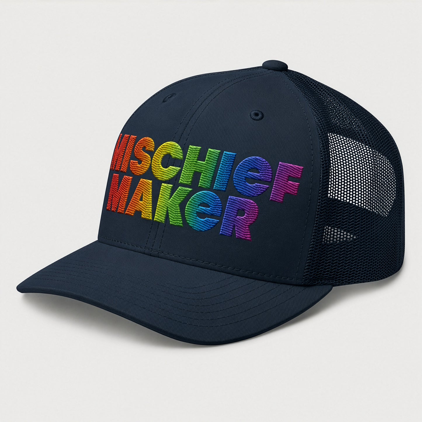 Mischief Maker Trucker Cap - Rainbow
