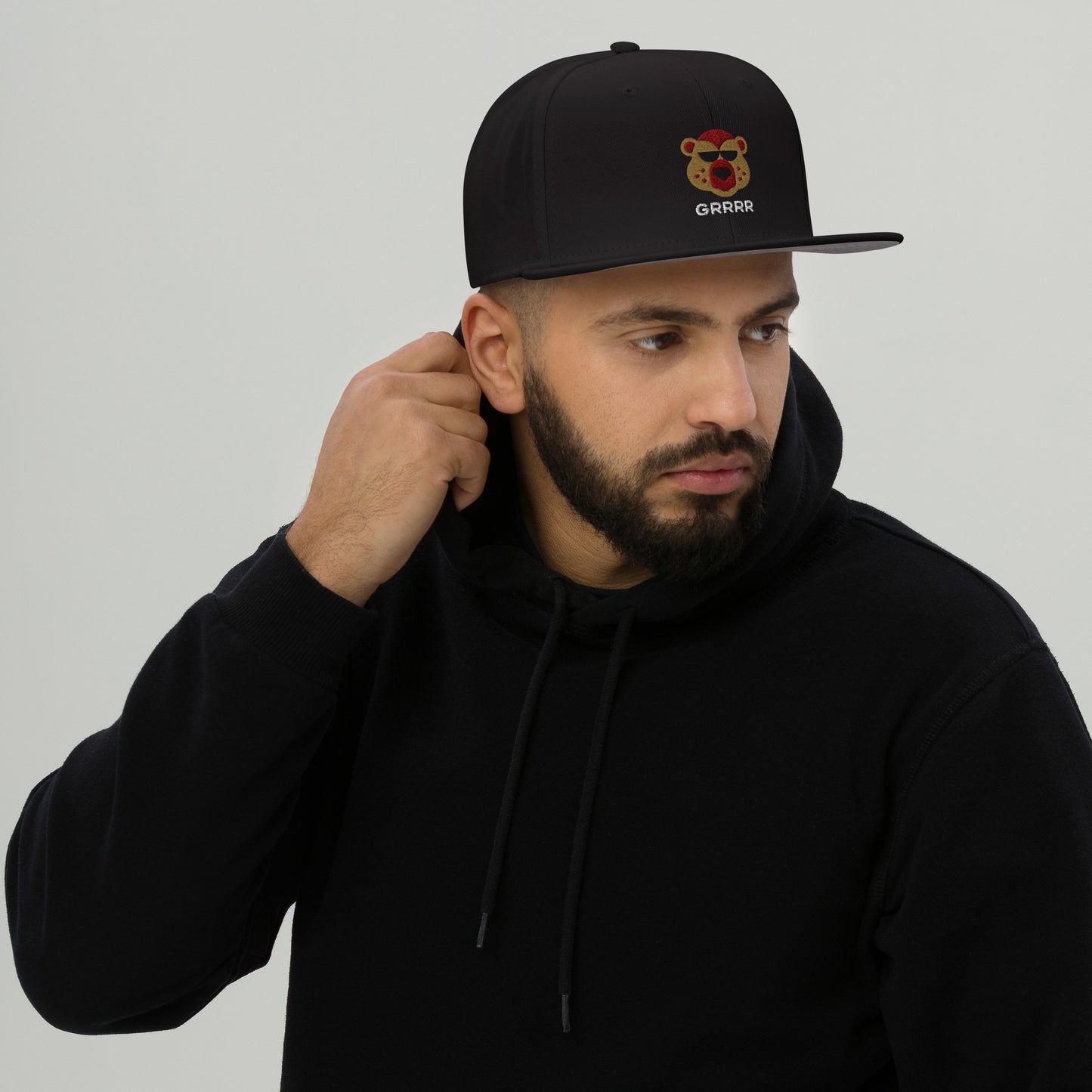 GRRR Bear Snapback Hat