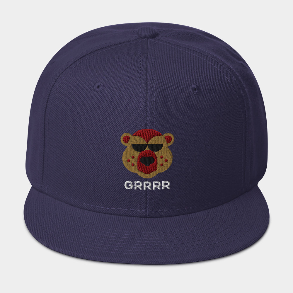 GRRR Bear Snapback Hat
