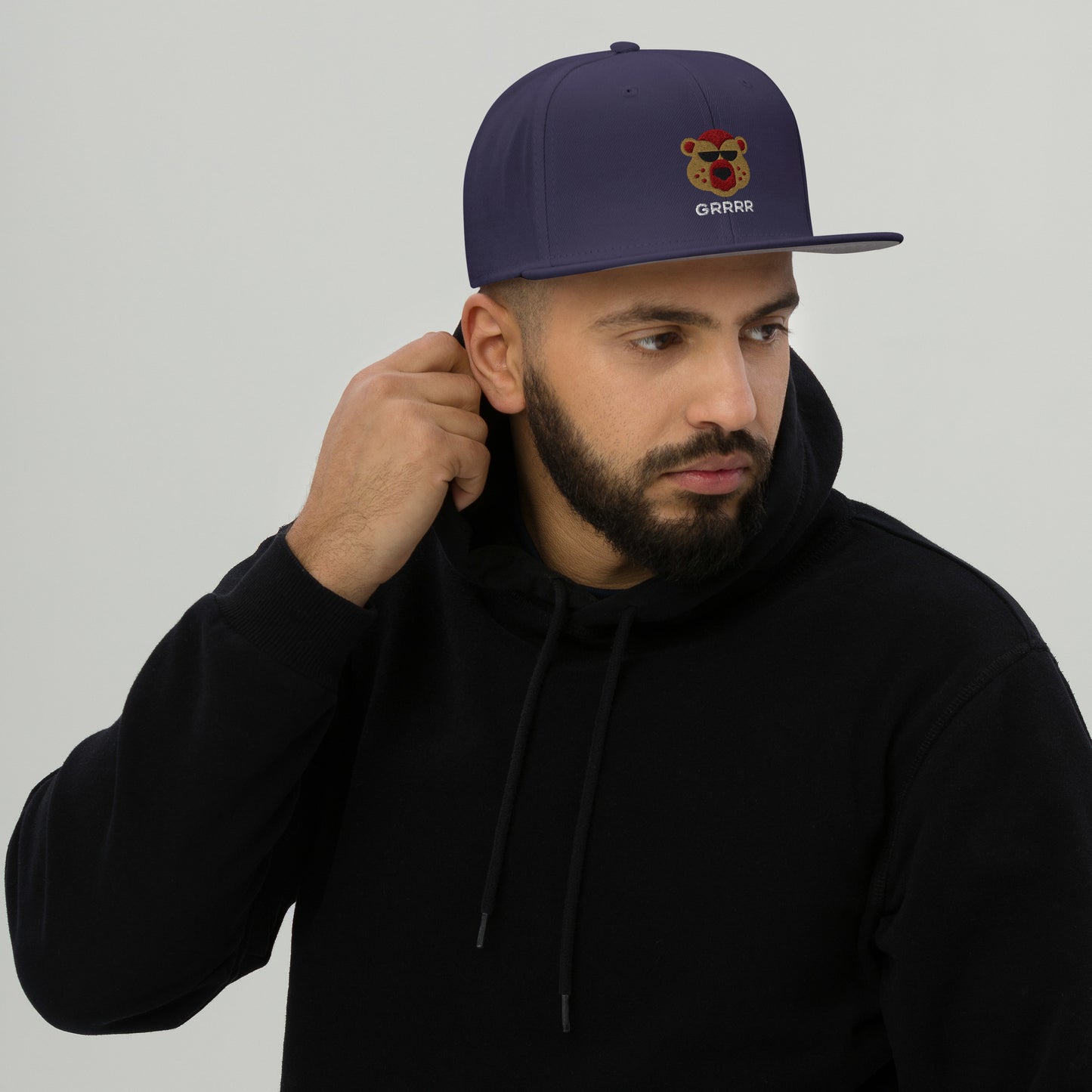 GRRR Bear Snapback Hat