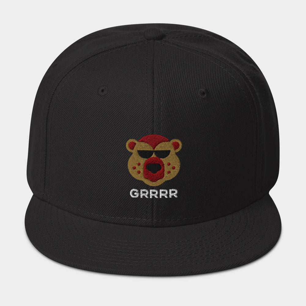 GRRRR Bear Snapback Hat