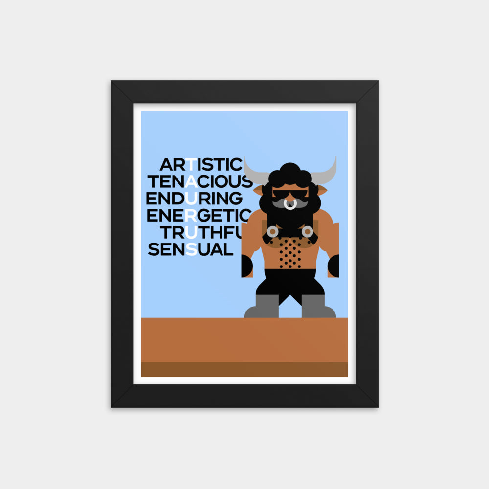 Taurus Framed Artwork