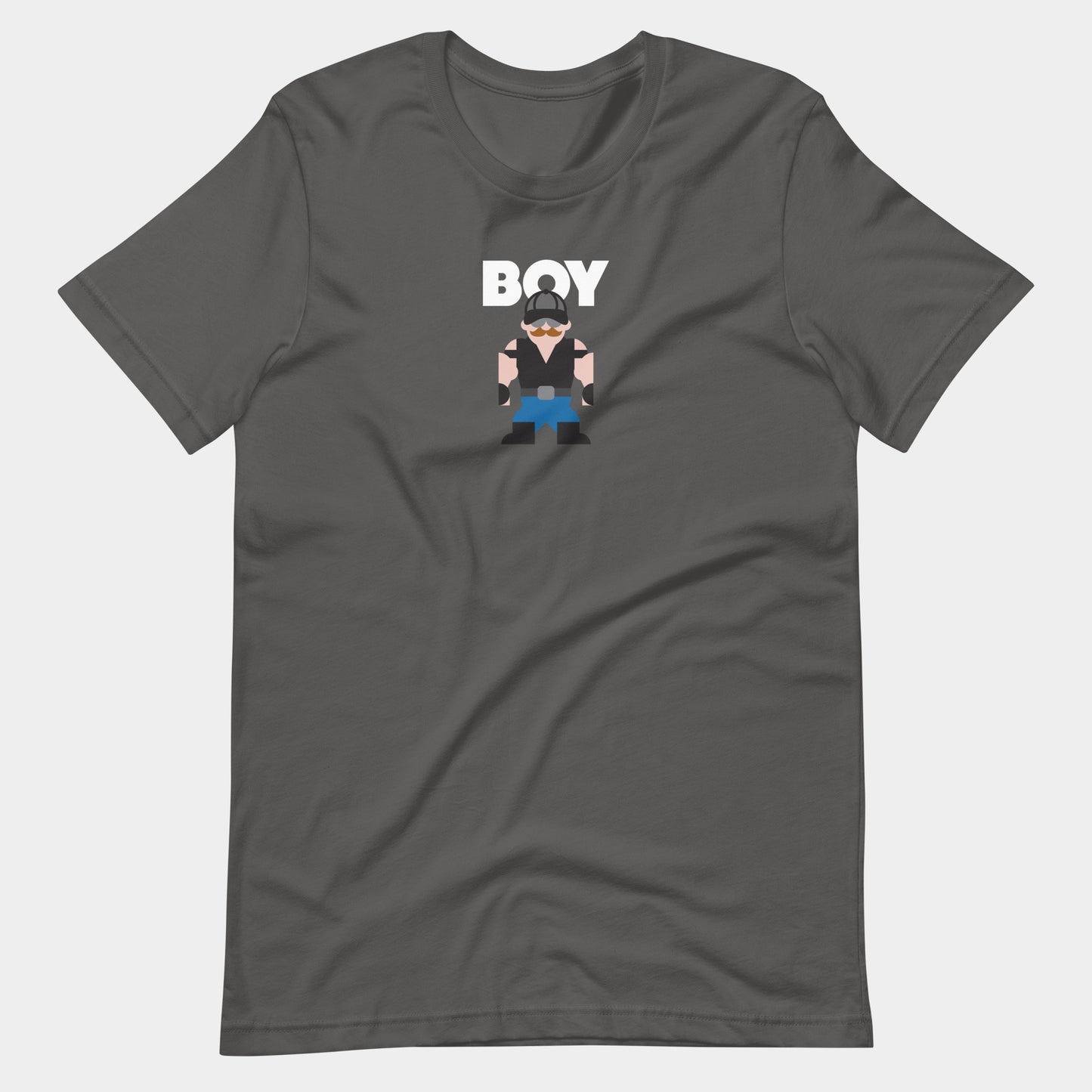 Boy Cliff on Asphalt Gray