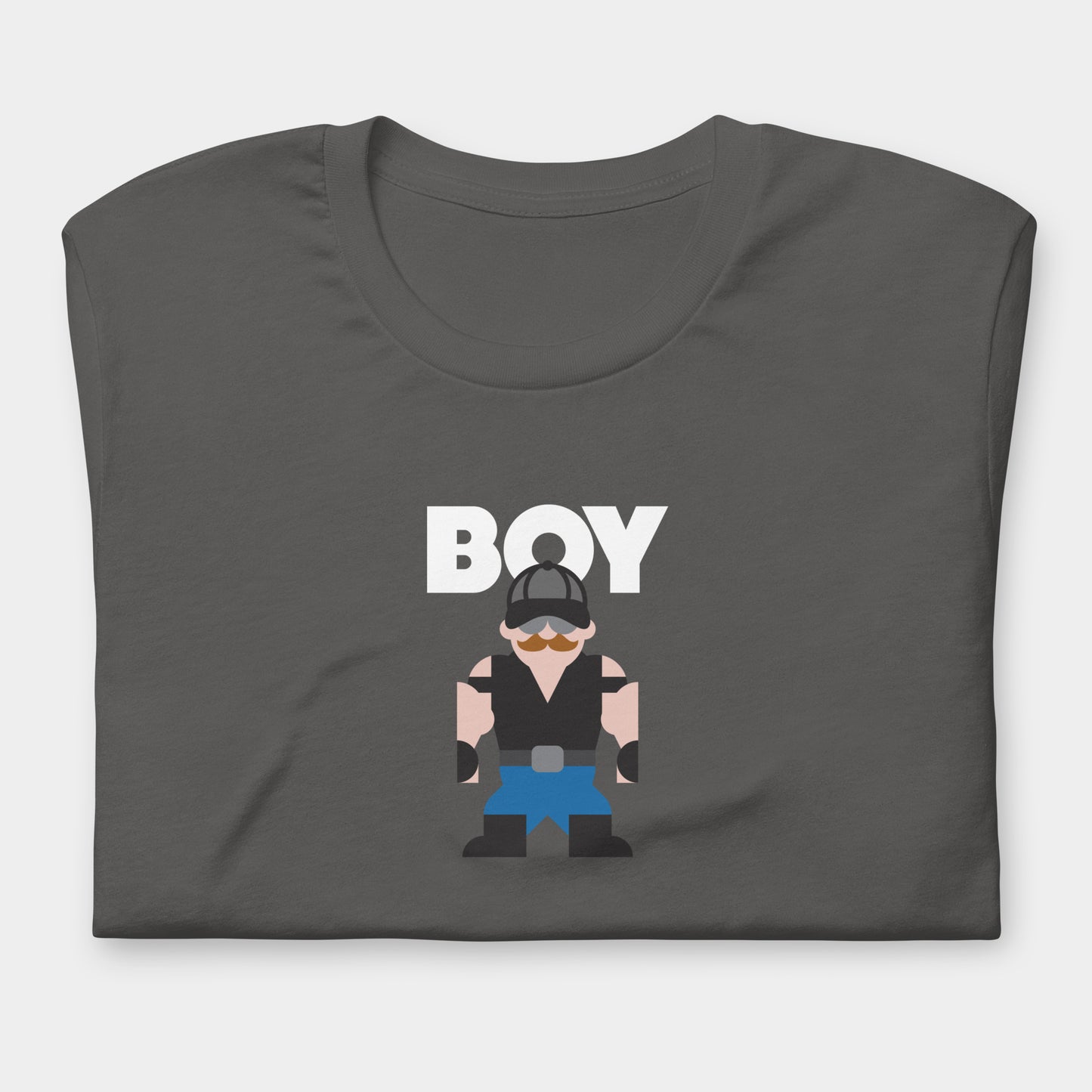 Boy Cliff on Asphalt Gray