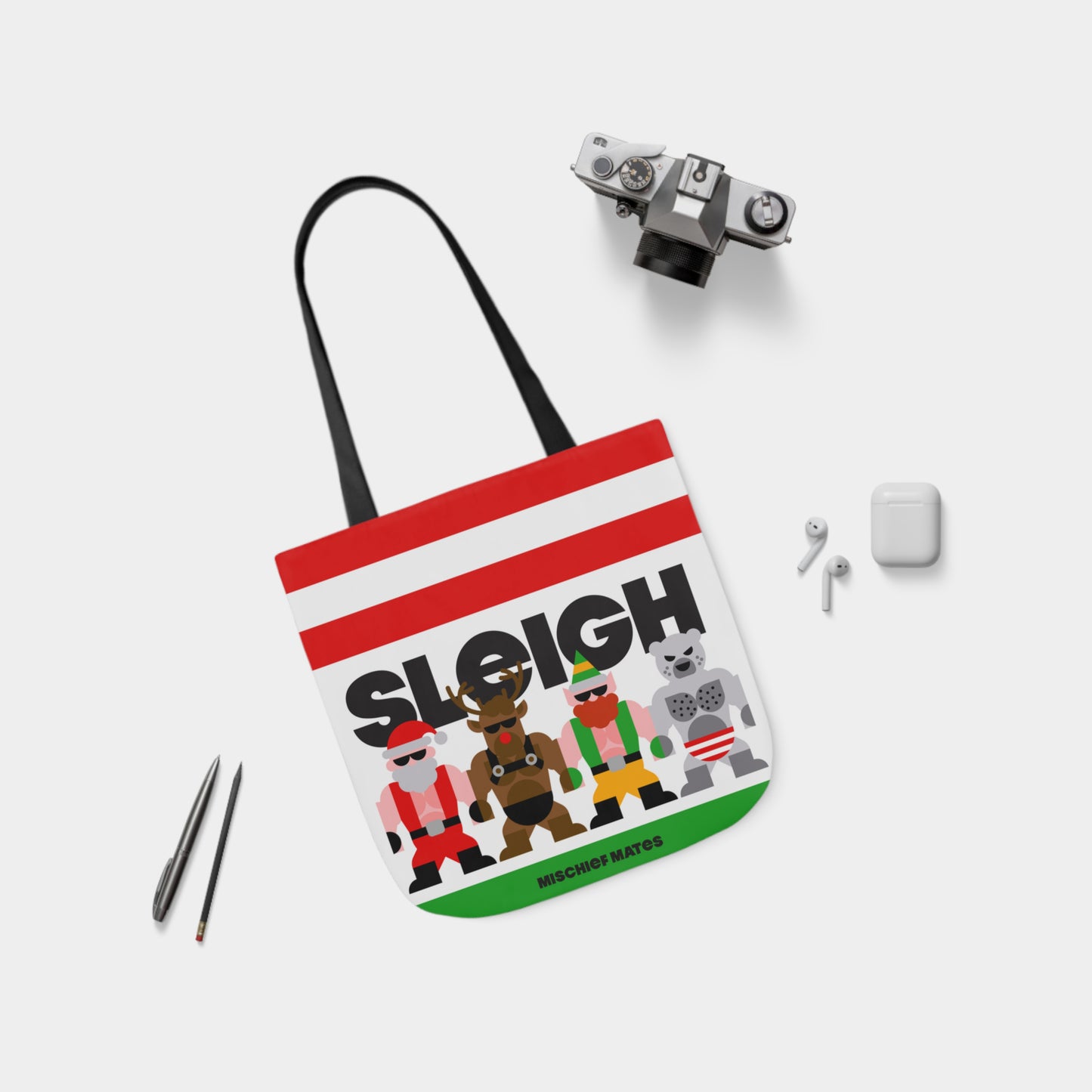 Sleigh the Holiday Tote Bag