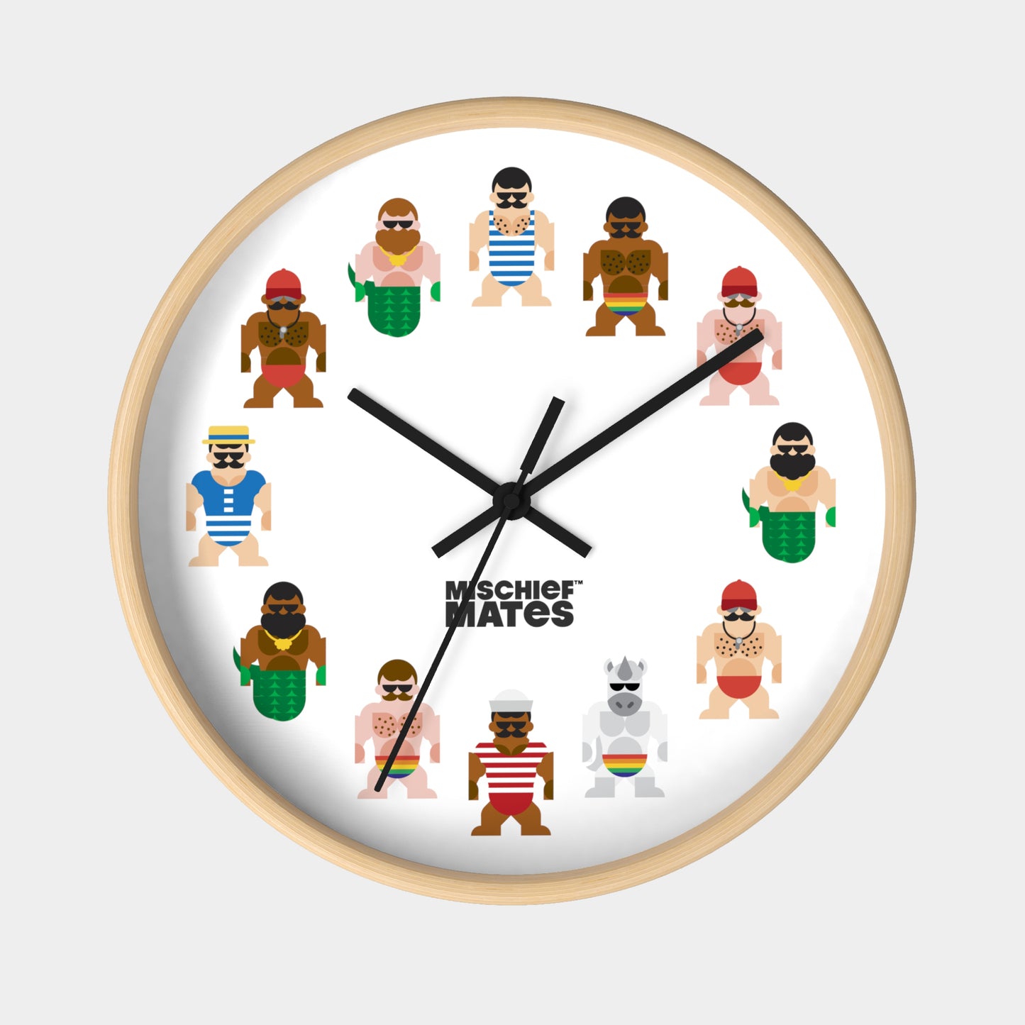 Boys of Summer Wall Clock