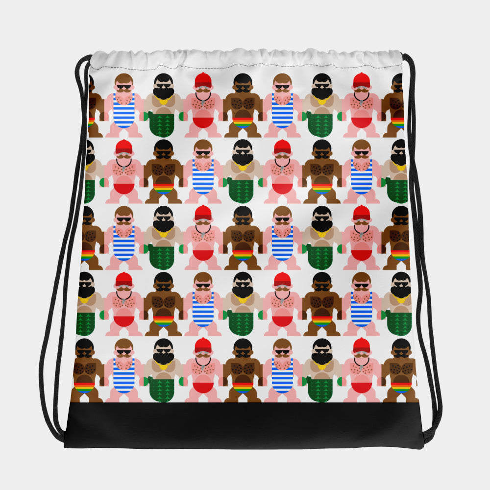 Boys of Summer Drawstring Bag