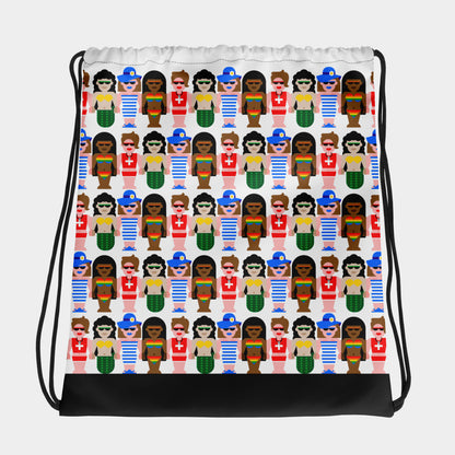 Girls of Summer Drawstring Bag