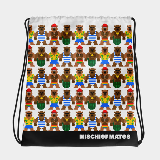 Bears of Summer Drawstring Bag