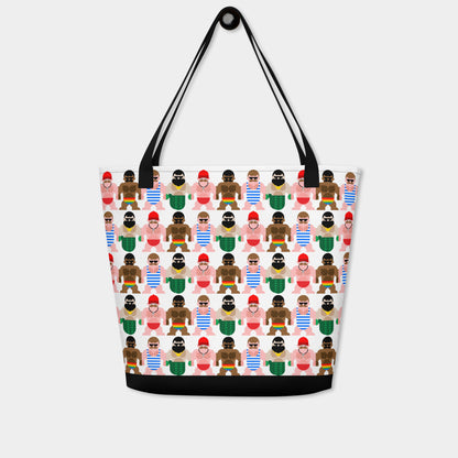 Boys of Summer Beach Tote - Black