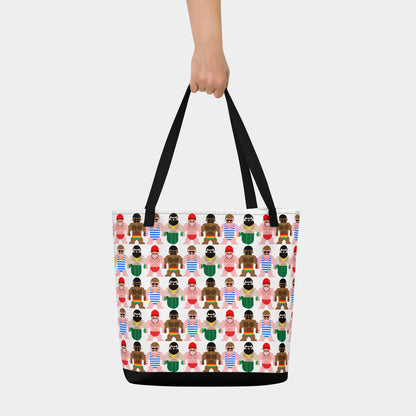 Boys of Summer Beach Tote - Black
