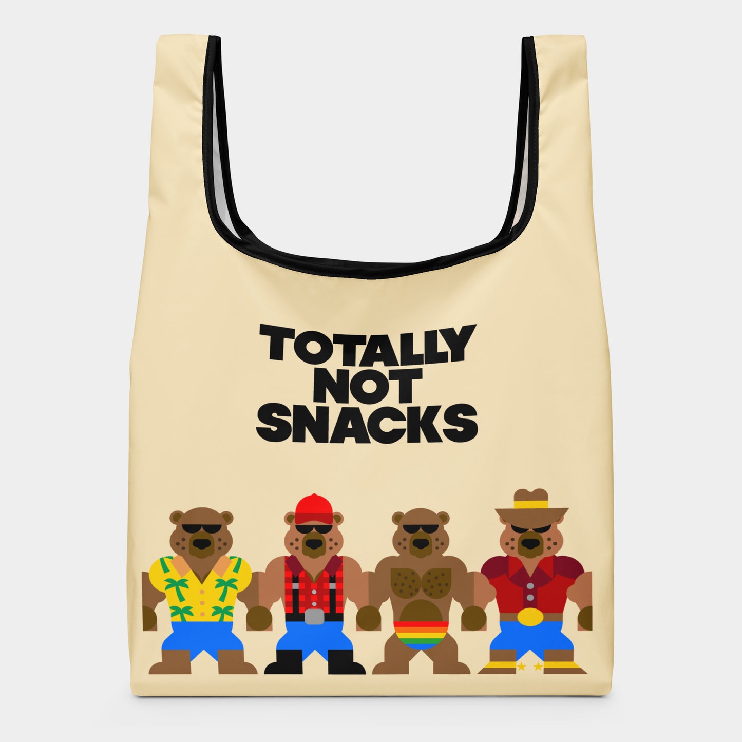Totally Not Snacks Reusable Shopping Bag