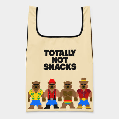 Totally Not Snacks Reusable Shopping Bag