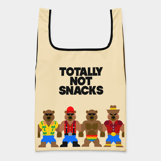 Totally Not Snacks Reusable Shopping Bag