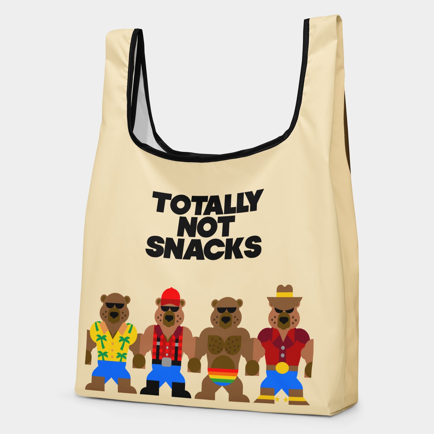 Totally Not Snacks Reusable Shopping Bag