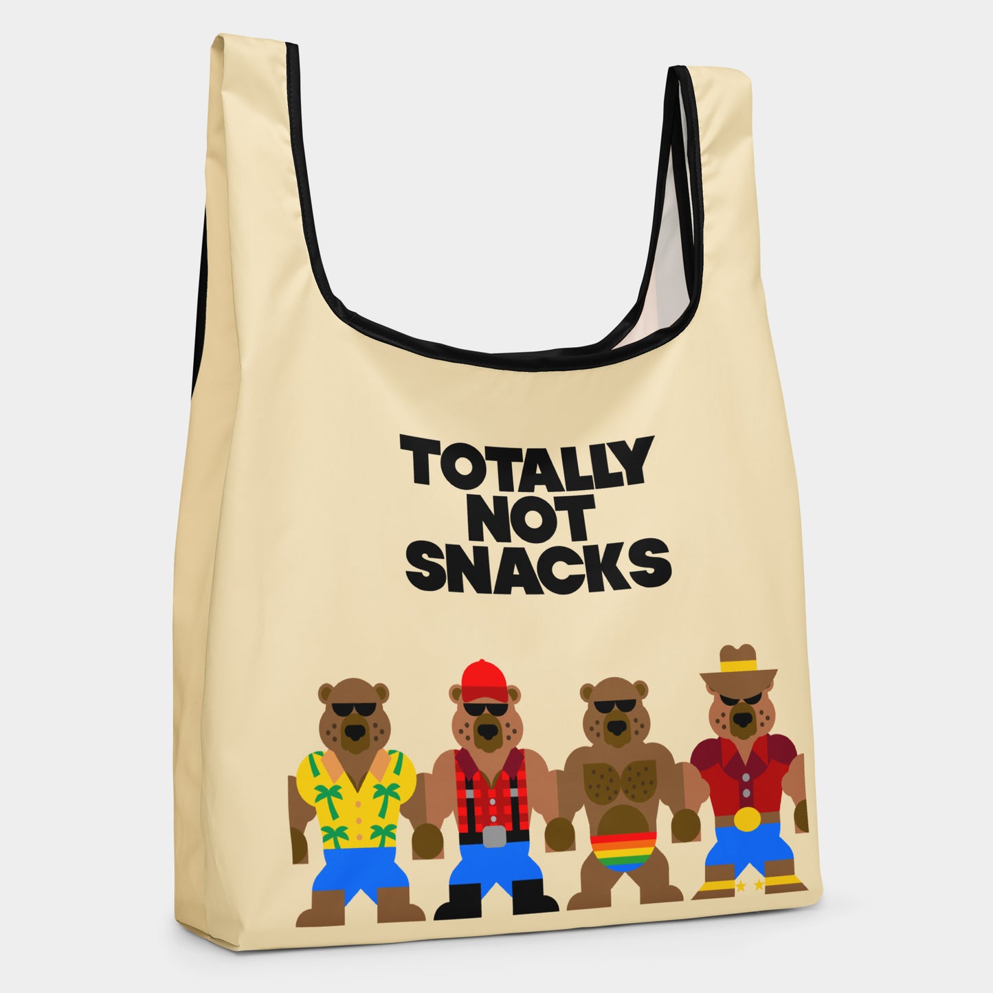 Totally Not Snacks Reusable Shopping Bag