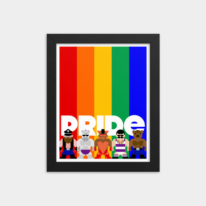 Pride Mates Framed Artwork