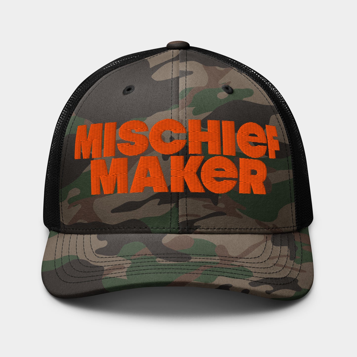 Mischief Maker Trucker Cap - Camo