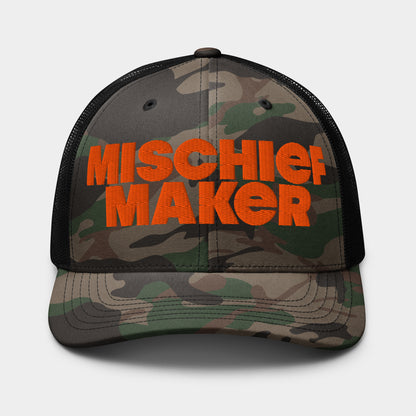 Mischief Maker Trucker Cap - Camo