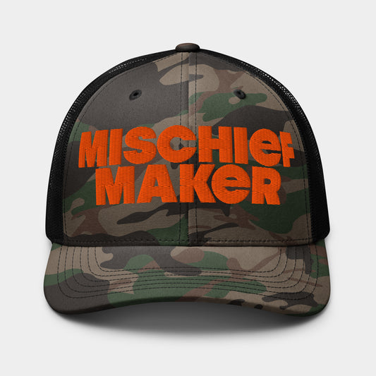 Mischief Maker Trucker Cap - Camo