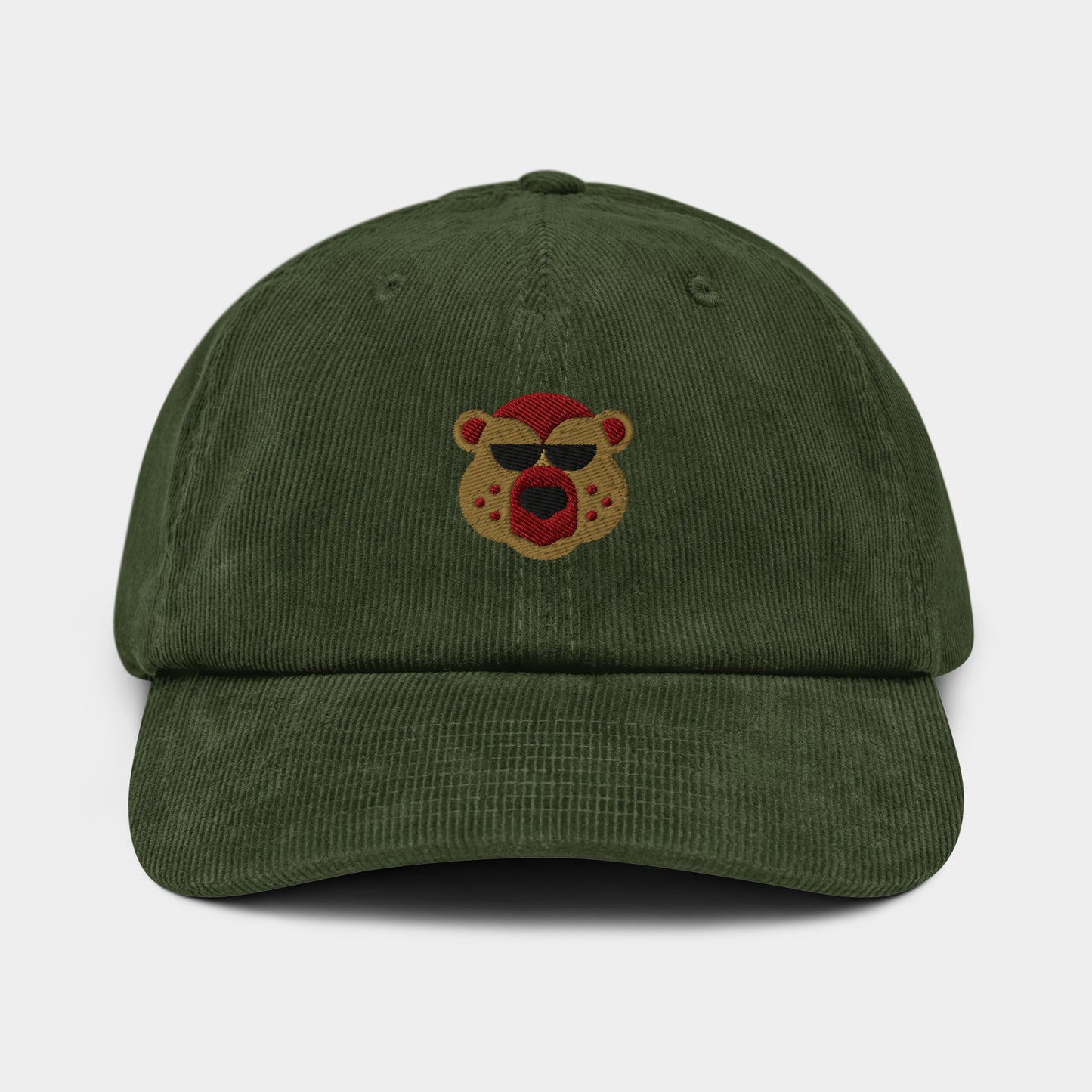 Grizz the Bear Corduroy Hat