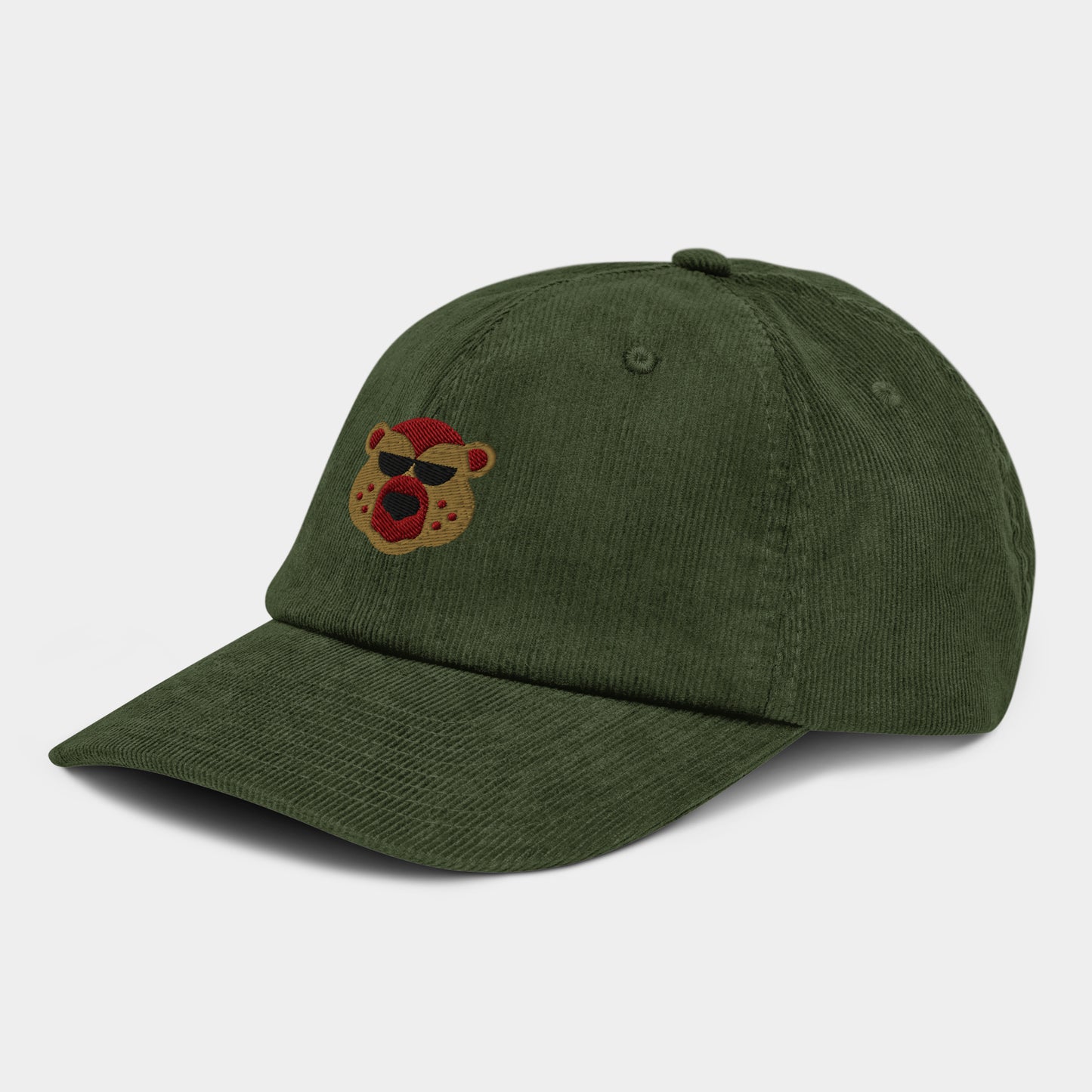 Grizz the Bear Corduroy Hat