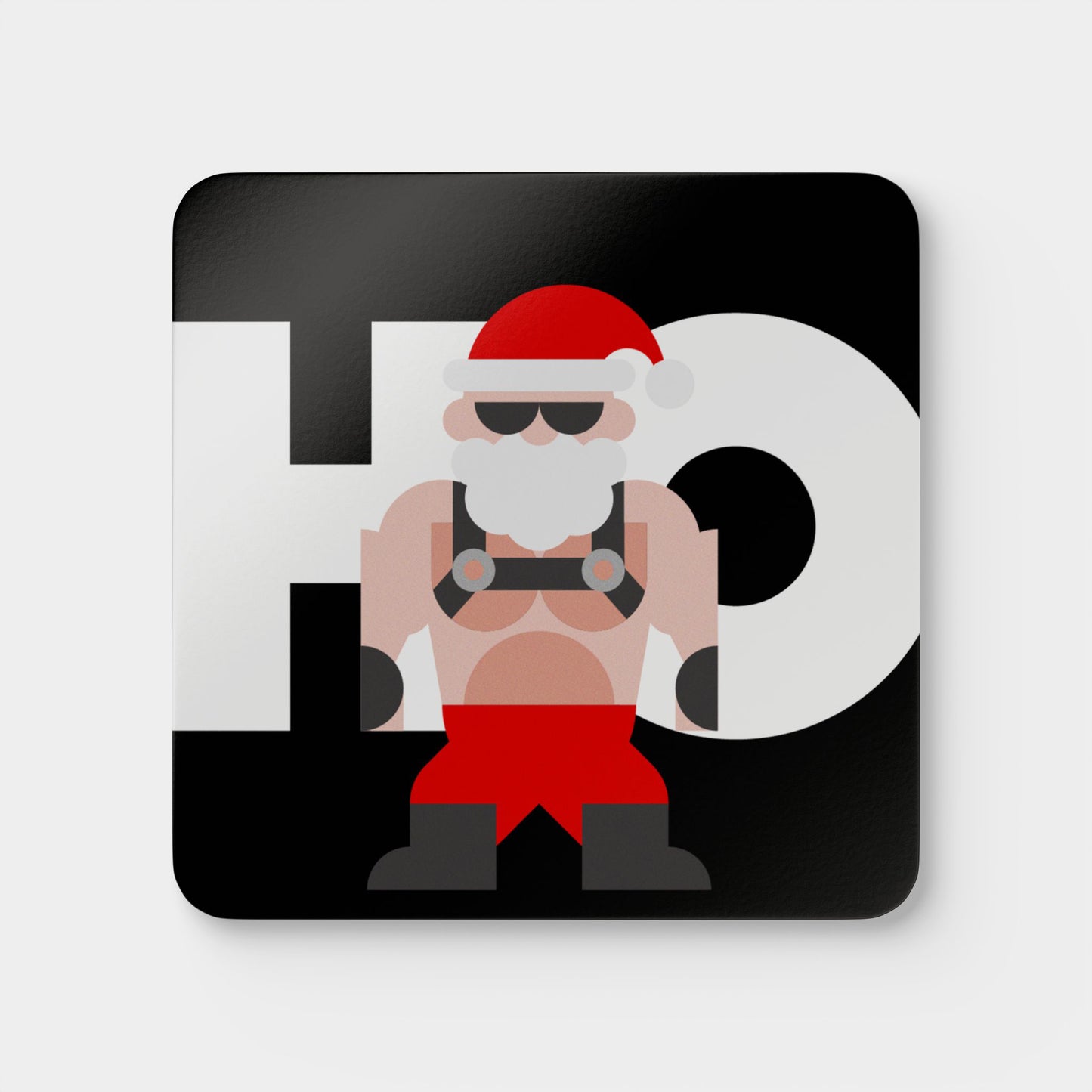 Ho Ho Ho Santa Coaster Set