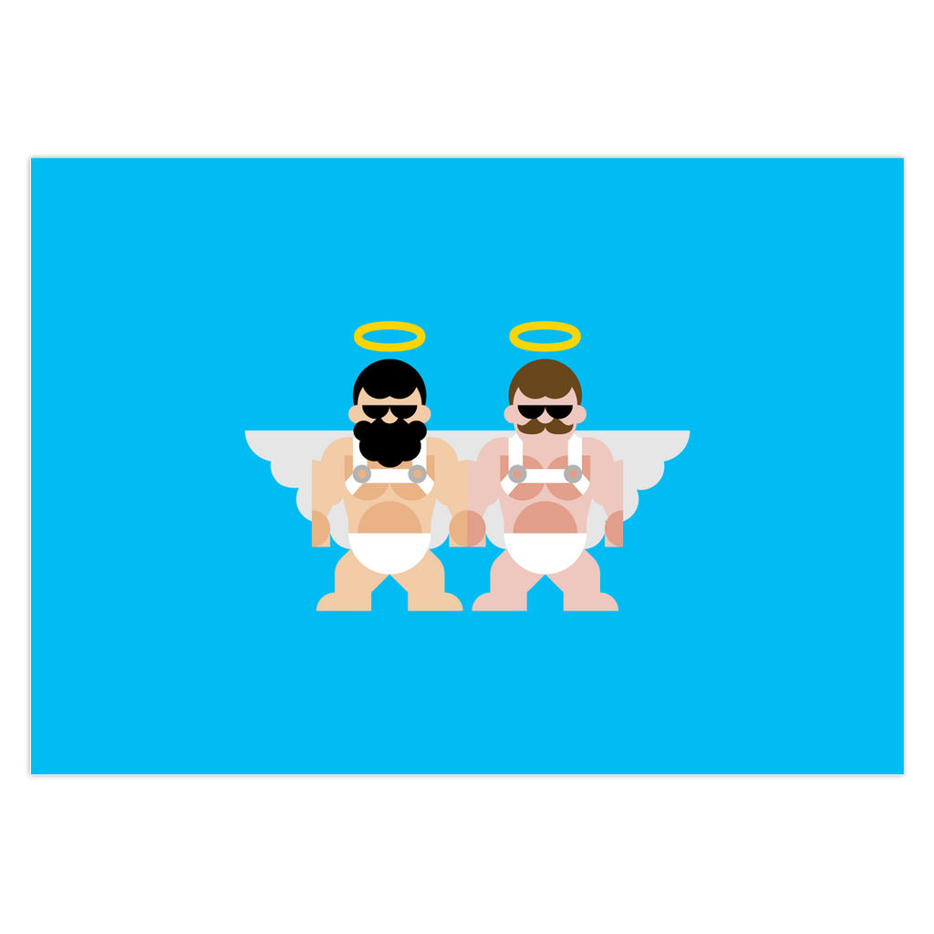 Holiday Angels Card 10-Pack – Blank Inside