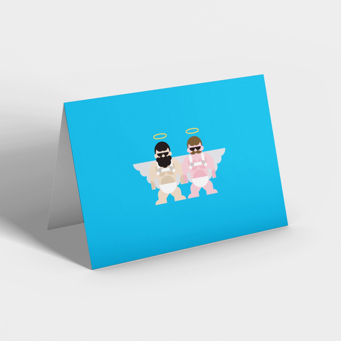 Holiday Angels Card 10-Pack – Blank Inside