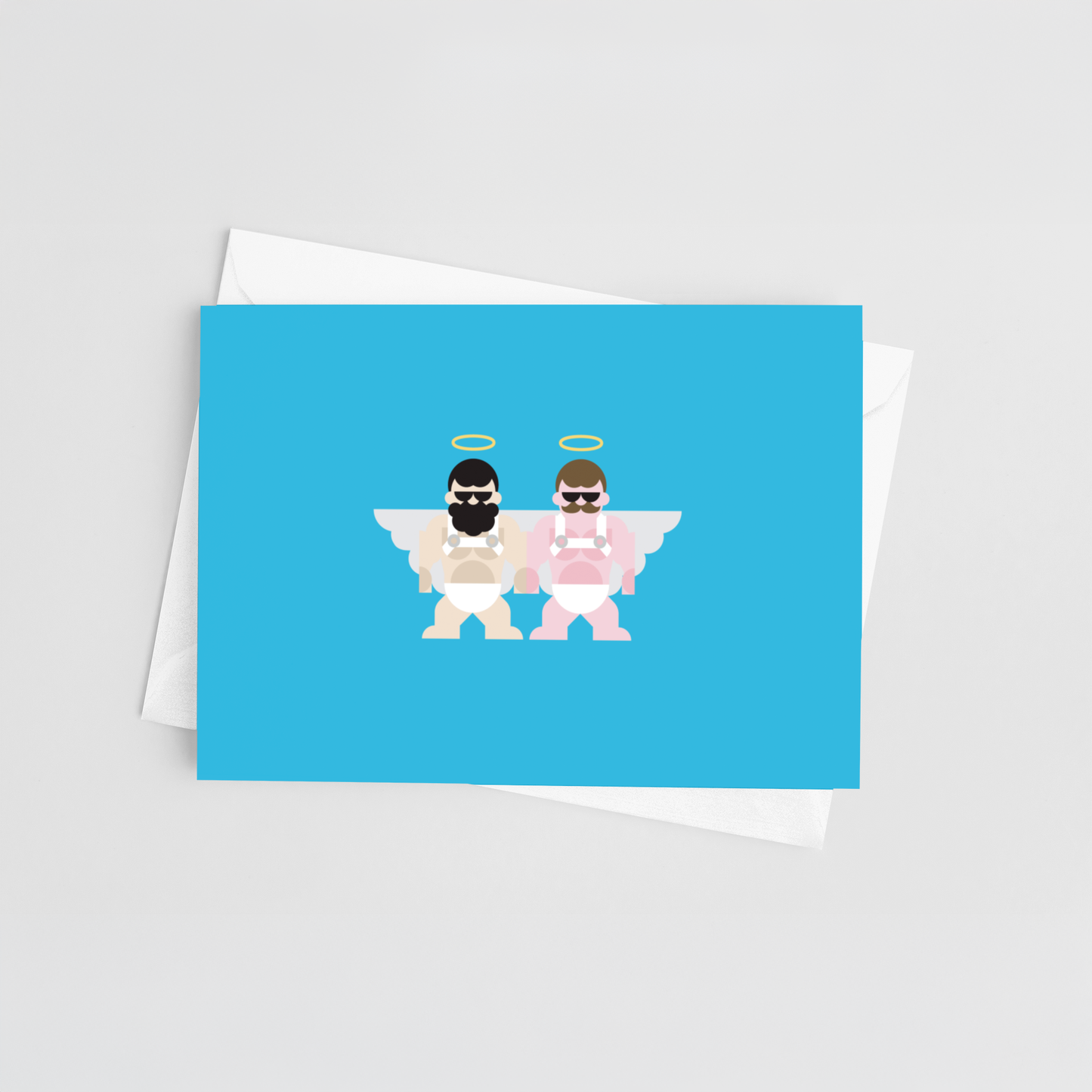 Holiday Angels Card 10-Pack – Blank Inside