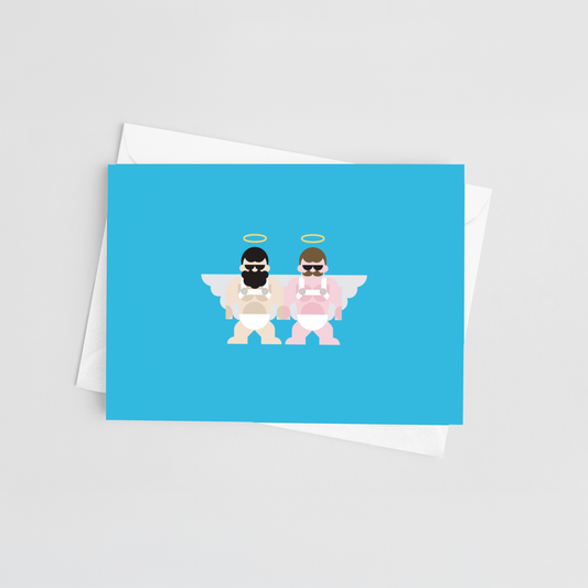 Holiday Angels Card 10-Pack – Blank Inside
