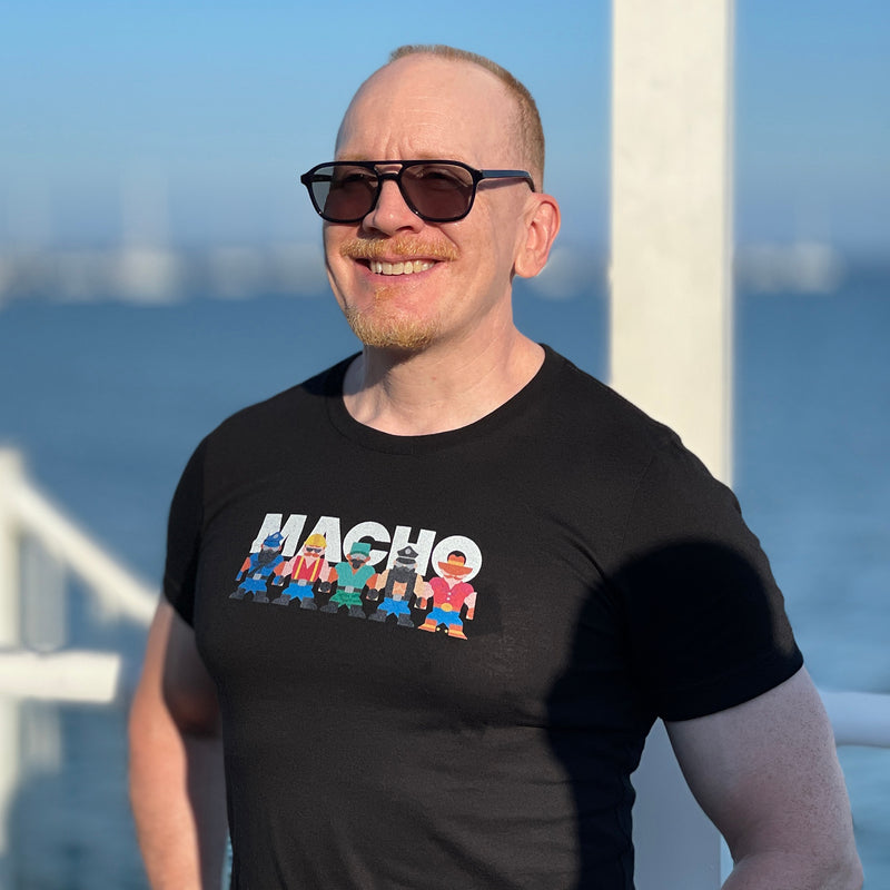 A Mischief Maker in the Macho Mates tee