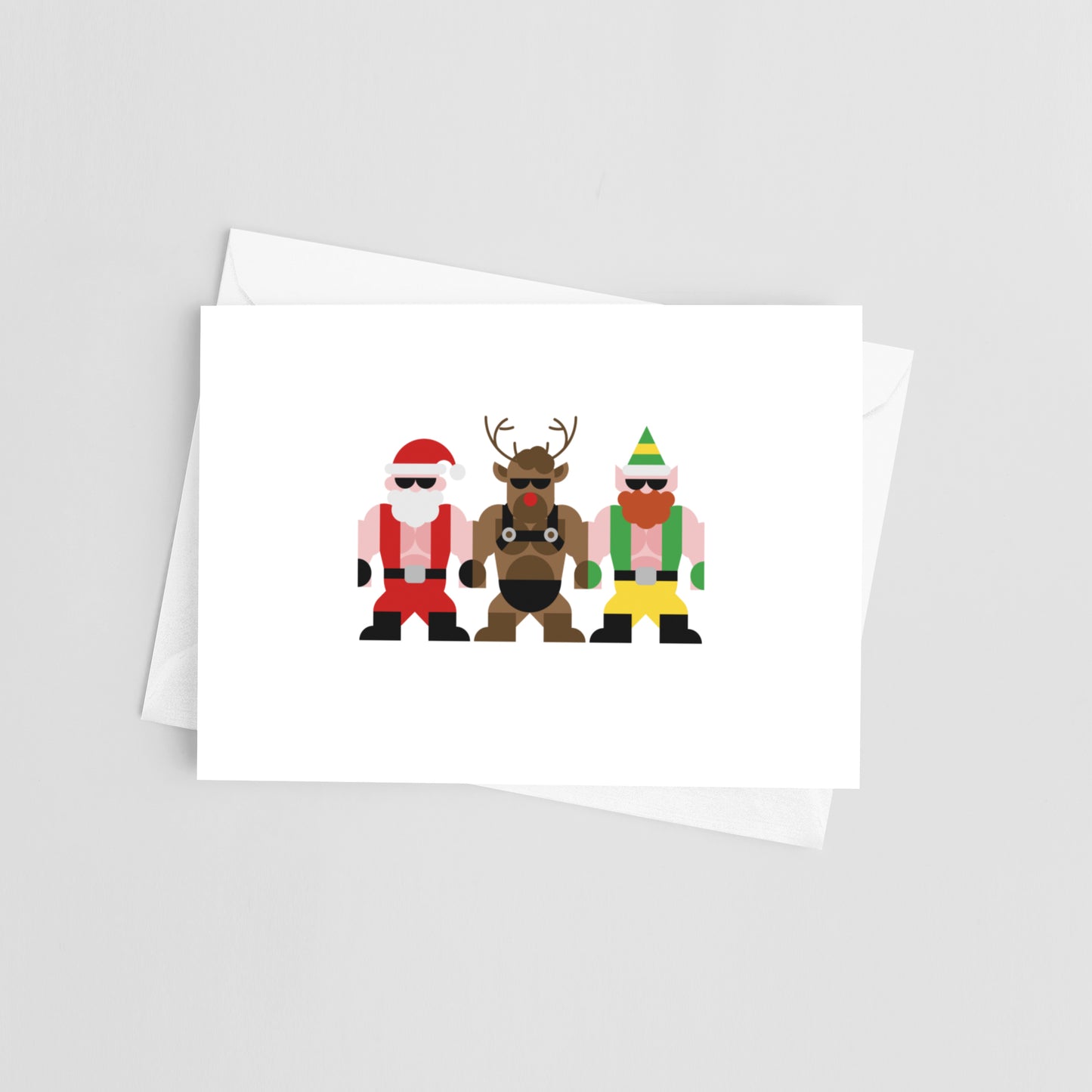 Merry Gay Trio Christmas Card Pack – Blank Inside