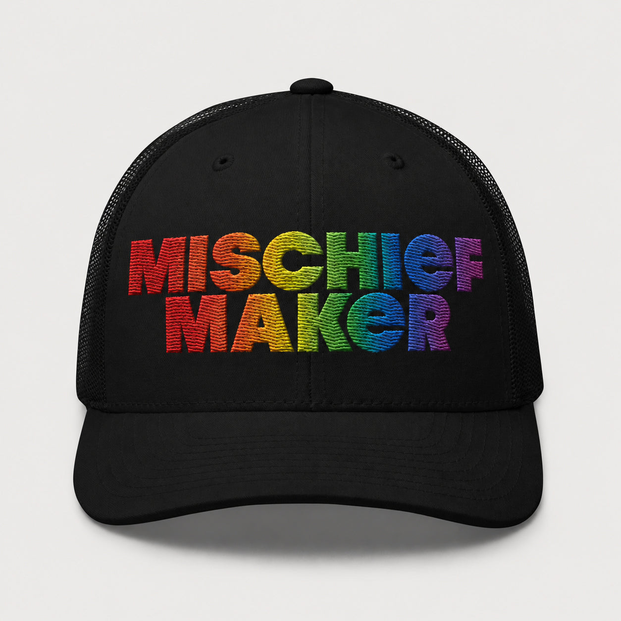 Mischief Maker Trucker Cap - Rainbow