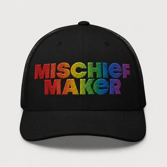 Mischief Maker Trucker Cap - Rainbow