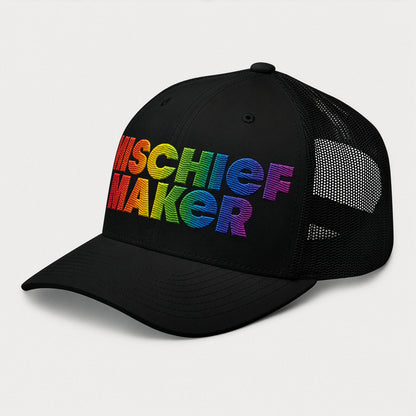 Mischief Maker Trucker Cap - Rainbow