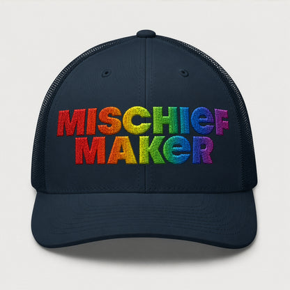 Mischief Maker Trucker Cap - Rainbow