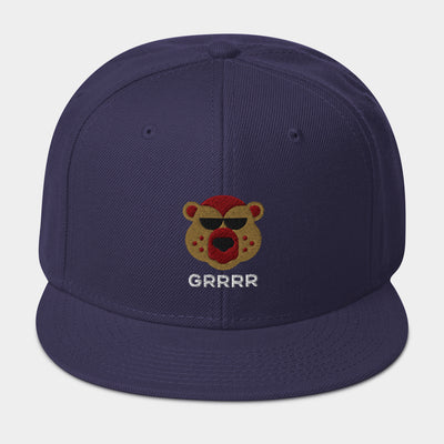 GRRRR Bear Snapback Hat